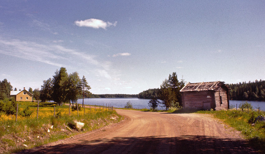 "Järven lounaispää kesällä 1974" (Wikimedia Commons)
