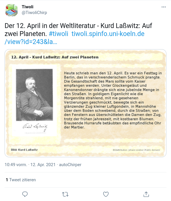 Screenshot von TiwoliChirp