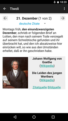 TIWOLI-App auf Android