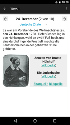 TIWOLI-App auf Android